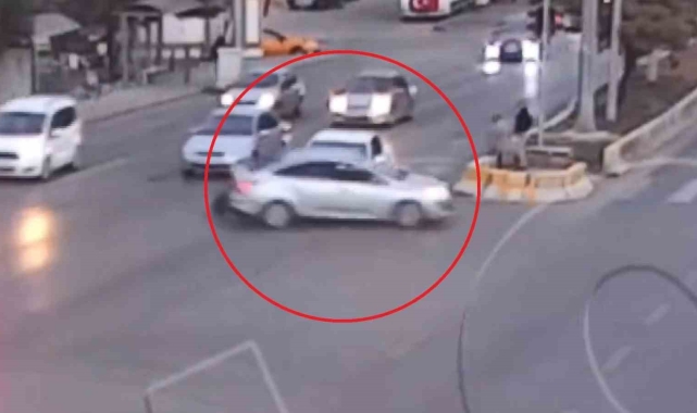 Kırıkkale'de trafik kameraları kamerada: Sürücülerin dikkatsizliği pes dedirtti