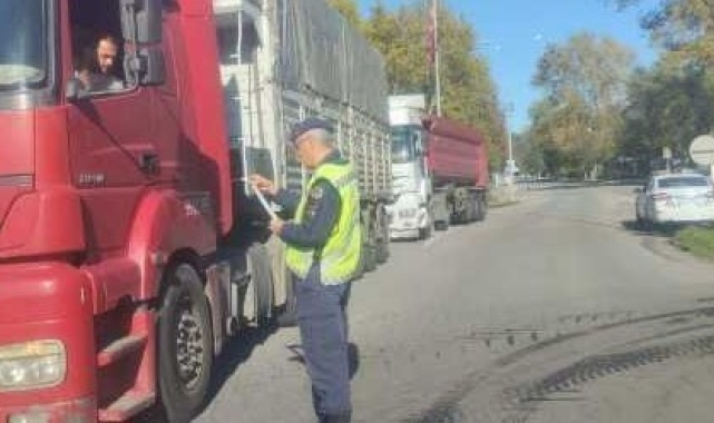 Kırklareli'de trafik denetimi