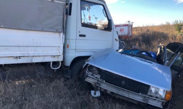Kırklareli'nde feci kaza: 1 ölü, 3 yaralı