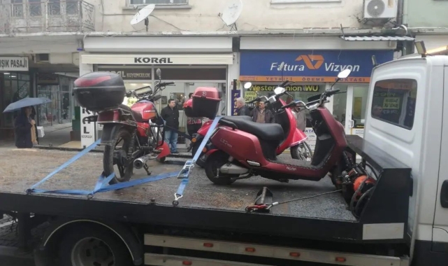 Kırklareli'nde motosiklet denetimi: 10 motosiklet trafikten men edildi