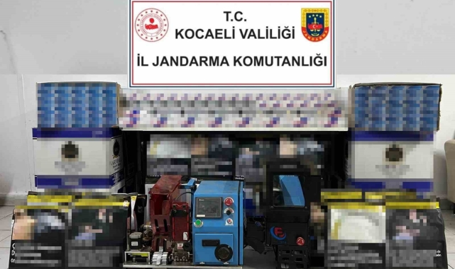 Kocaeli'de 182 bin 250 makaron ele geçirildi