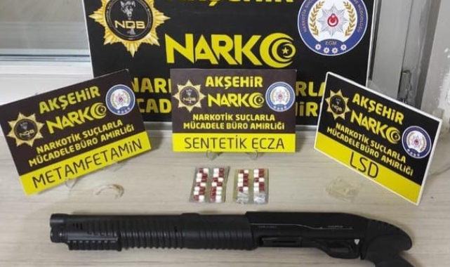 Konya'da uyuşturucu operasyonlarında 5 kişi gözaltına alındı