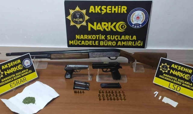 Konya'da uyuşturucu operasyonu: 2 gözaltı