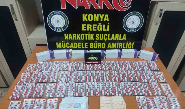Konya'da uyuşturucu operasyonu: 3 tutuklama