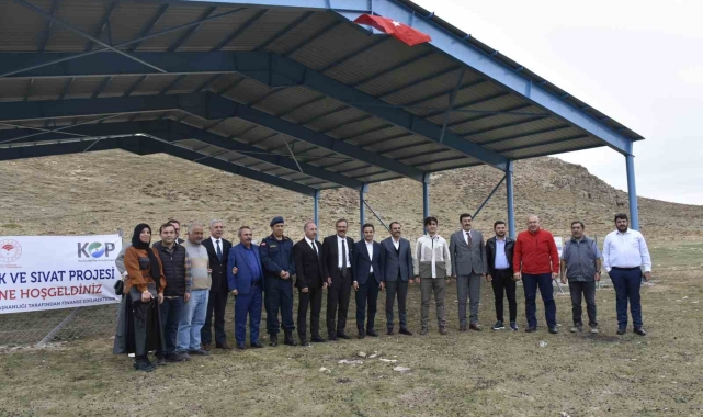 KOP'tan küçükbaş hayvanlar için güneş enerjili suluk projesi