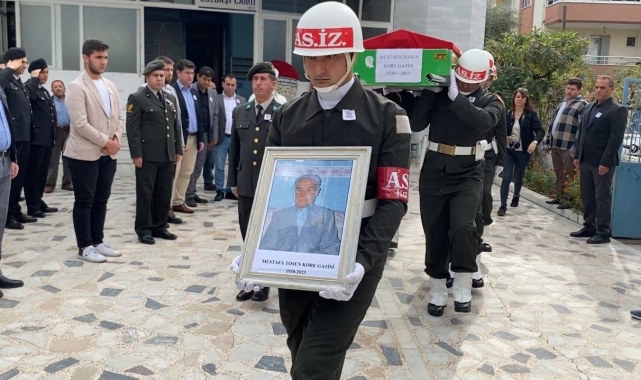 Kore Gazisi Tosun, son yolculuğuna uğurlandı