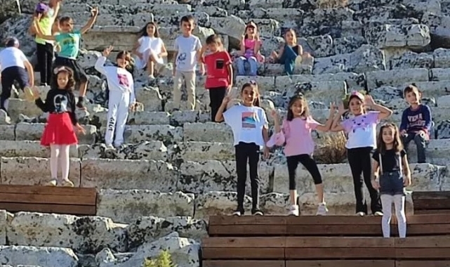 Köyceğiz Beyobası İlkokulu Kaunos'u gezdi