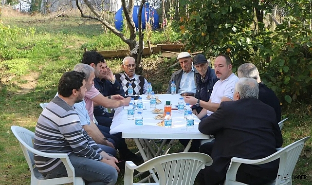 KÖYLÜLERLE BİR ARAYA GELDİ!
