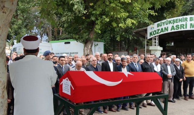 Kozan'da vefat eden Kore gazisi son yolculuğuna uğurlandı