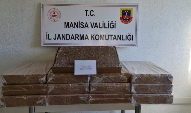 Kula'da kaçak tütün operasyonu