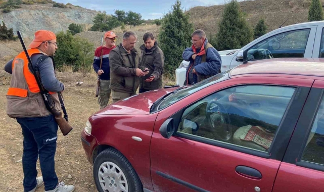 Kütahya'da av koruma kontrol çalışması