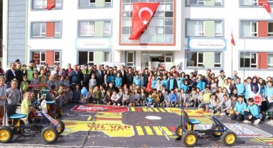 Kütahya'da jandarmadan öğrencilere trafik güvenliği eğitimi