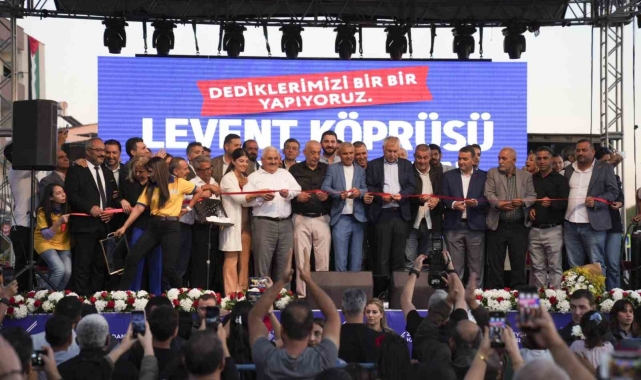 Levent Köprüsü hizmete girdi