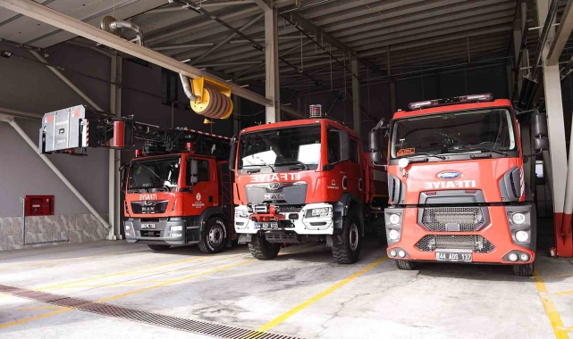 Malatya itfaiyesindeki eğitim çalışmaları sürüyor