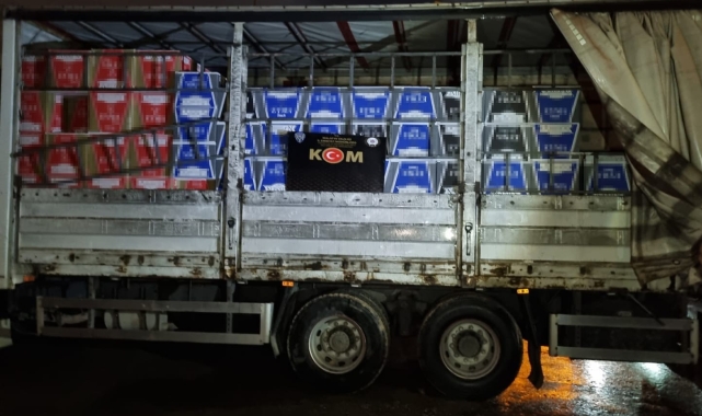 Malatya'da 5 milyon 500 bin adet makaron ele geçirildi