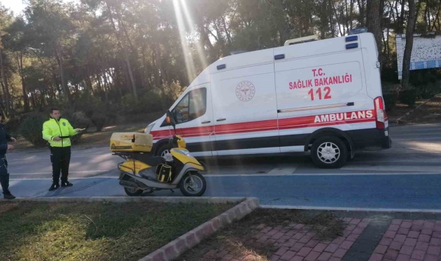 Manavgat'taki kazada motosiklet sürücüsü yaralandı