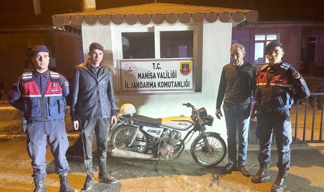 Manisa'da çalıntı motosiklet terk edilmiş halde bulundu