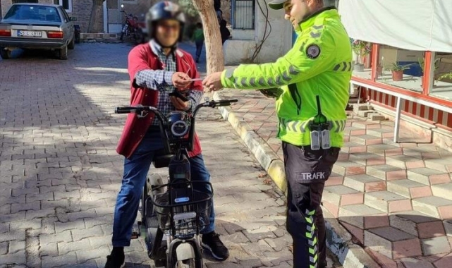 Manisa'da elektrikli bisiklet ve skuter denetiminde 278 bin 835 lira ceza kesildi