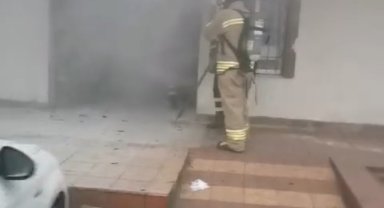 Mardin'de binanın elektrik panosunda çıkan yangın paniğe neden oldu