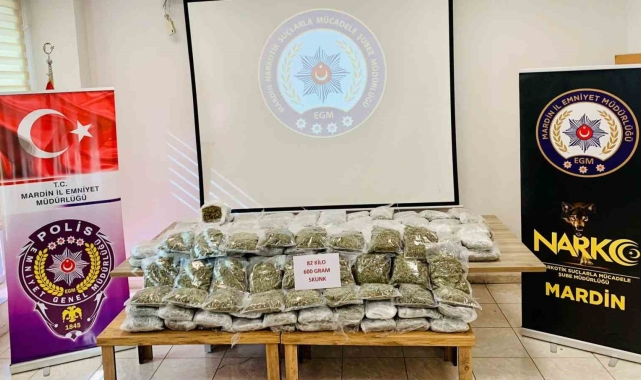Mardin'de durdurulan araçtan 82 kilo uyuşturucu çıktı: 7 şüpheli tutuklandı