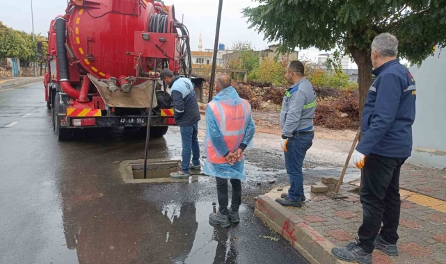 MARSU'dan sağanak yağış mesaisi