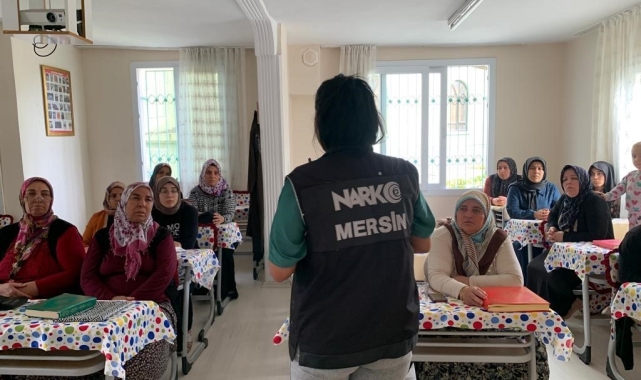 Mersin'de bağımlılıkla mücadelede eğitim çalışmaları sürüyor