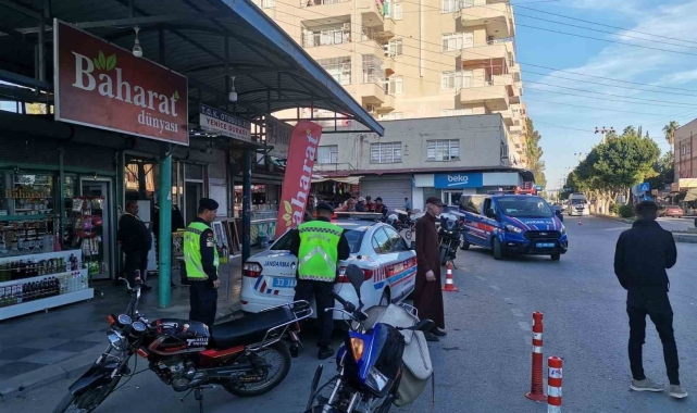 Mersin'de jandarma ekiplerince motosiklet sürücüleri denetlendi