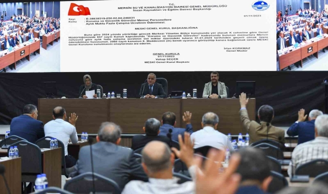 MESKİ'nin Kasım Ayı Olağan Genel Kurul Toplantısı yapıldı