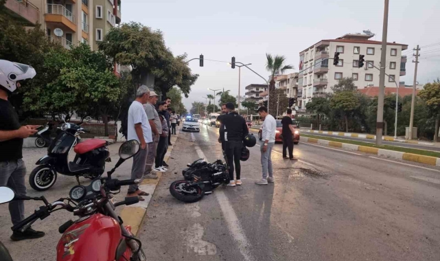 Milas'ta motosiklet kazası: 2 yaralı
