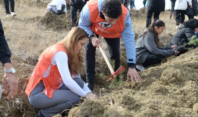 Milli Ağaçlandırma Günü'nde 20 Bin 600 Fidan Toprakla Buluştu