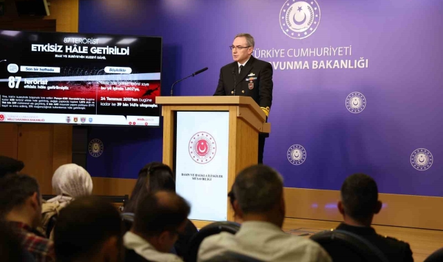 MSB: "Son bir haftada 87 terörist etkisiz hale getirildi"
