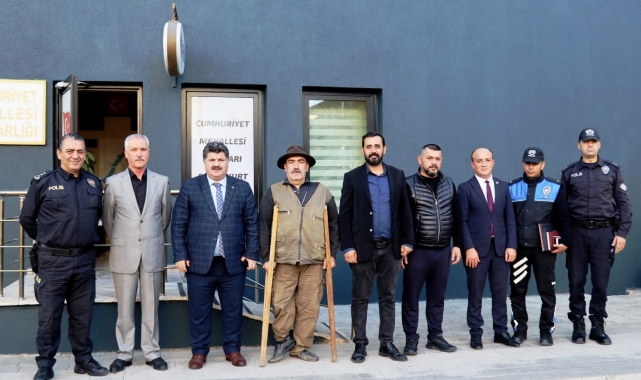 Müdür Gözüm, Altınova&#039;da muhtarlarla bir araya geldi.