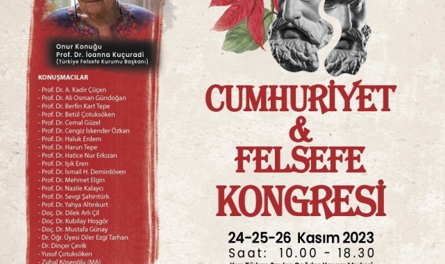Muğla Büyükşehir Cumhuriyet ve Felsefe kongresi düzenliyor