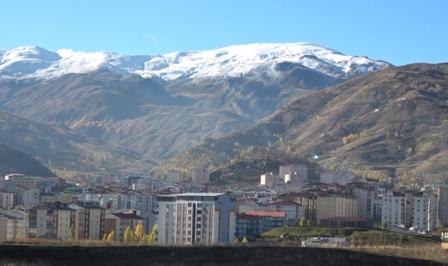 Muş'un yüksek kesimleri beyaz örtü ile kaplandı