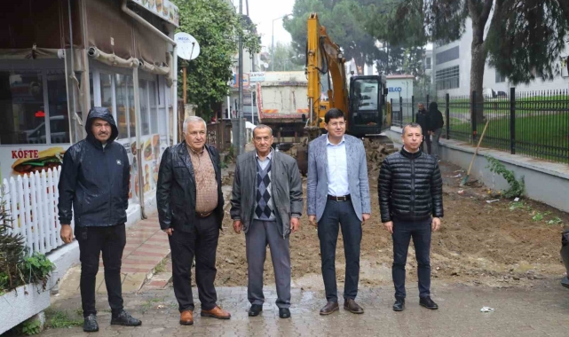 Nazilli'de yol çalışmaları aralıksız sürüyor