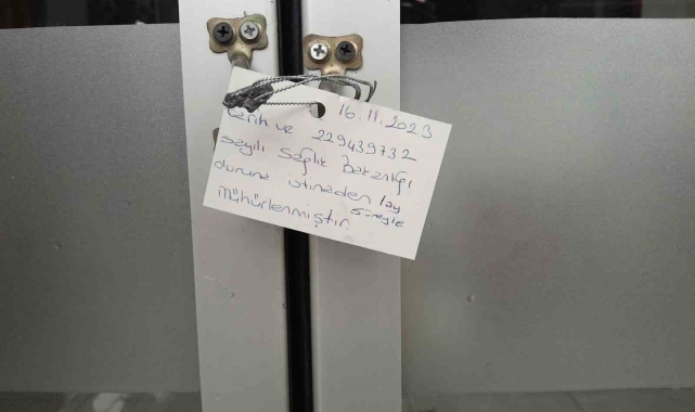 O klinik mühürlendi