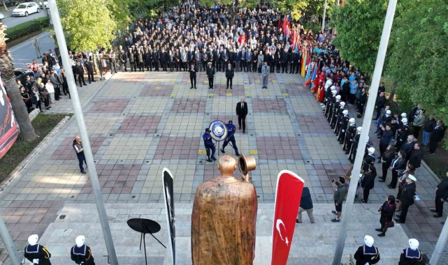 Ortaca'da 10 Kasım Atatürk'ü anma töreni