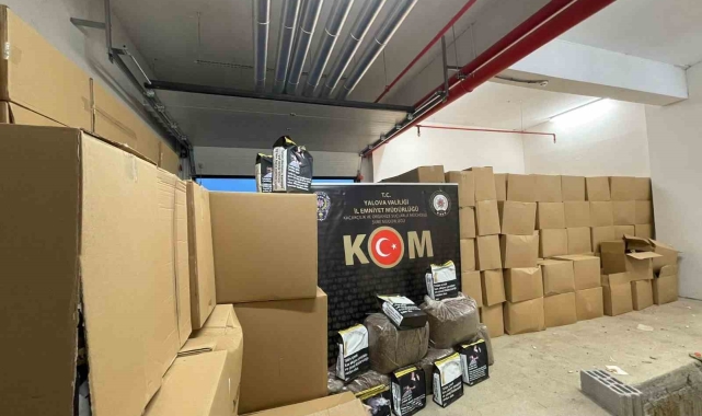 Osmangazi Köprüsü'nde bir kamyonda 6 ton 55 kilo kaçak tütün ele geçirildi