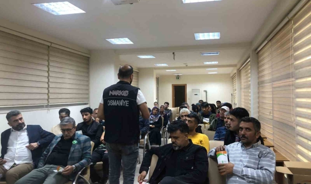 Osmaniye&#039;de vatandaşlara uyuşturucu ve madde bağımlılığı ile mücadele eğitimi