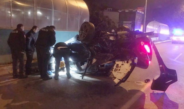 Otomobil takla attı, 13 yaşındaki kız hayatını kaybetti