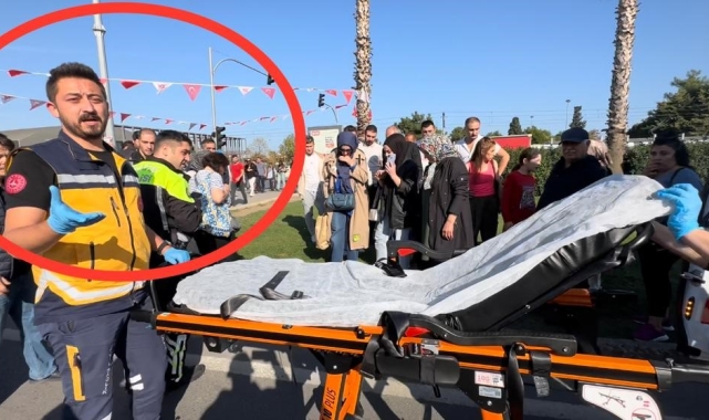 Otomobilin çarptığı yaya yaralandı