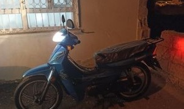 Park halindeki motosiklet çalındı