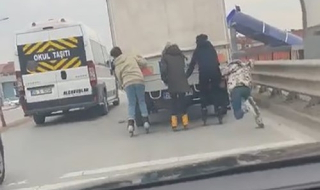 Patenli çocukların tehlikeli yolculuğu az kalsın faciayla son buluyordu