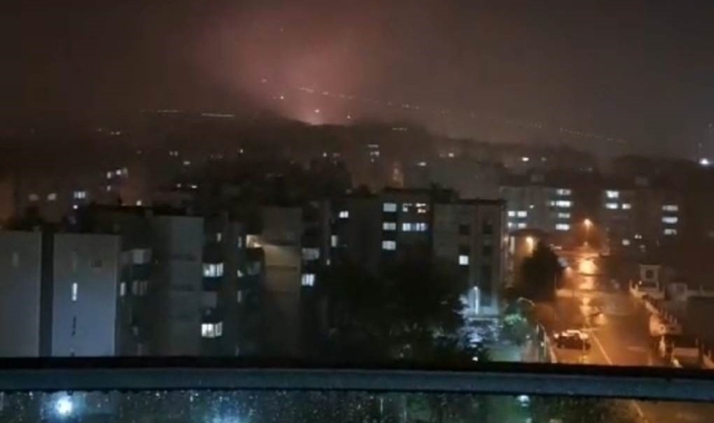 Patlayan trafo paniğe neden oldu