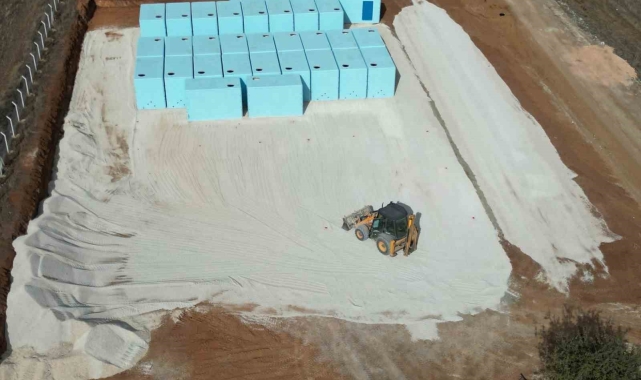 Pazaryeri'nde bin 500 metreküplük modüler su deposunun yapımına başlanıldı