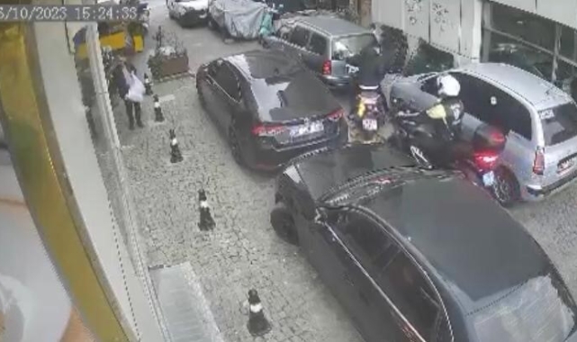 Polisten kaçan motosikletli, sürücüden dayak yedi