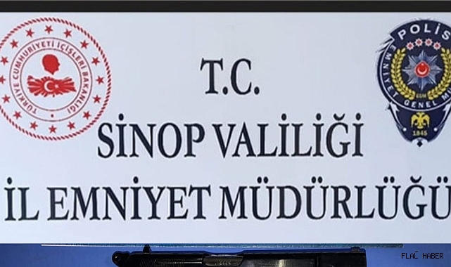 RUHSATSIZ SİLAH ELE GEÇİRİLDİ!