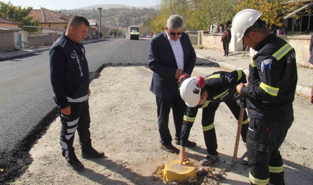 Sağlık mahallesinde asfalt çalışmasında sona gelindi