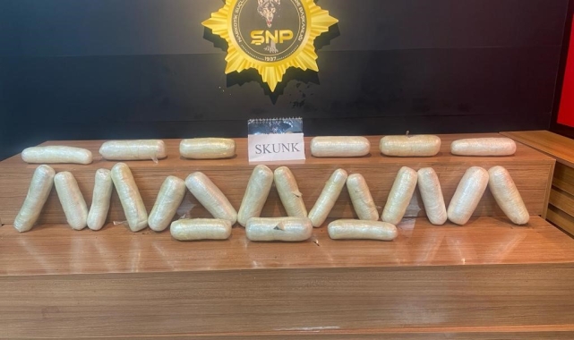 Şanlıurfa'da 10 kilo 450 gram uyuşturucu ele geçirildi