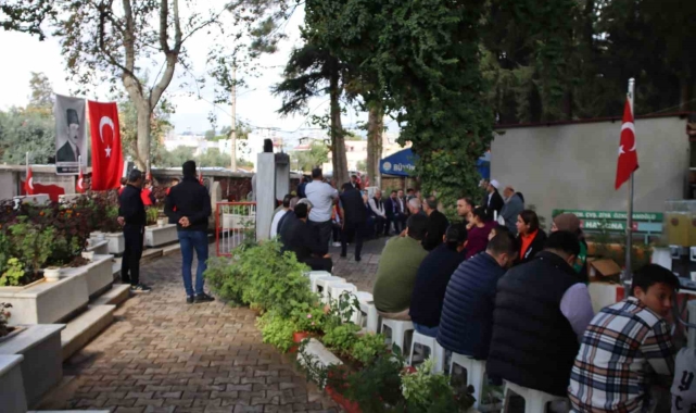 Şehit Kaymakam Saim Bey kabri başında anıldı